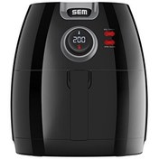 Resim SEM Aircook SC301 5 L Yağsız Kızartma Airfryer Sıcak Hava Fritöz 