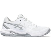 Resim Asics GEL-DEDICATE 8 Beyaz Women Tenis Ayakkabısı 1042A237-101 Beyaz 