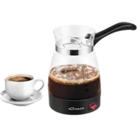 Resim İsmiyle Al Cam Kahve Makinesi 650W 0.5 Litre 5 Fincan Kapasiteli Elektrikli Türk Kahvesi Makinesi 