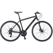 Resim Salcano City Life 24s Hd 24 Vites Shimano Hidrolik Disk Fren Şehir Gezi Bisikleti Siyah-kırmızı 22" Siyah - Kırmızı 
