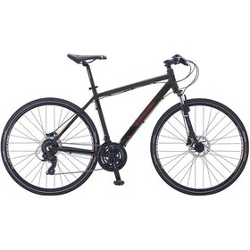 Resim Salcano City Life 24s Hd 24 Vites Shimano Hidrolik Disk Fren Şehir Gezi Bisikleti Siyah-kırmızı 22" Siyah - Kırmızı 
