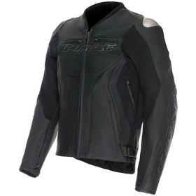 Resim Dainese Racing 5 Black Korumalı Deri Motosiklet Mont 