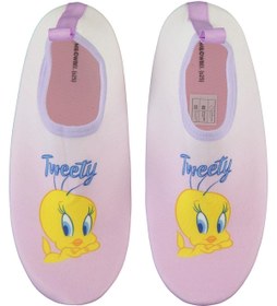Resim Tweety Baskılı Tabanlı 32-36 Numara Deniz Ayakkabısı - Lila - Lila / 32 Numara 