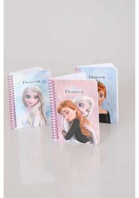 Resim Lisanslı Frozen Elsa Çizgili Not Defteri / Bloknot 80 Yaprak 