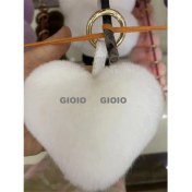 Resim Silver1 Gıoıo Yeni Gerçek Saç Kolye Sevimli Bebek Küçük Cinderblock Bebek Kolye Araba Anahtarlık (Yurt Dışından) 