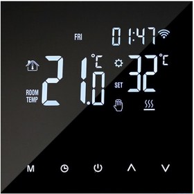 Resim Wıfı Akıllı Isıtma Termostatı Dijital Sıcaklık Kontrol E22118-4 