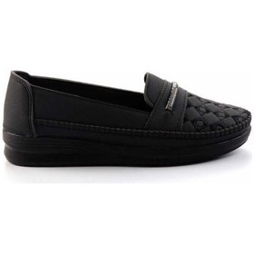 Resim Siyah Platin Kadın Loafer Ayakkabı K01621073009 Çok Renkli 