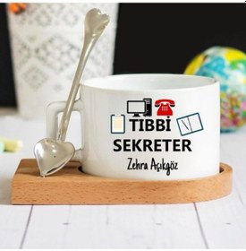 Resim Tıbbi Sekreter Lüks Fincan Seti 