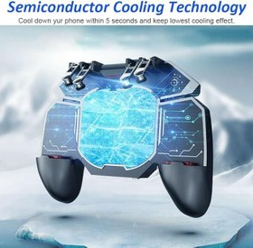 Resim Coverzone Mobil Oyun Kolu – Yarı İletken Soğutma Fanlı L2R2 Tetik Düğmeli, 6 Parmak Destekli Gamepad, Ergonomik Tutma, Sessiz Soğutucu, 4.7–6.5” iOS & Android Telefonlar ile Uyumlu | DL88 