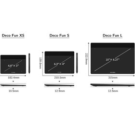 Resim XP-Pen Deco Fun S Grafik Tablet Siyah 