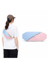 Resim Microcase 2 Bölmeli Günlük Kullanım Çapraz Omuz Askılıklı Çanta Al5535 Açık Pembe 