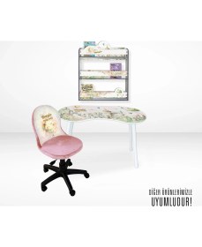 Resim Popcorn Kids Castle Üçlü Duvar Rafı 