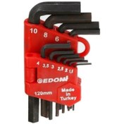 Resim ForWhat Büro Ev Atölye Takım Çantası için 10PARÇA 12CM Siyah Alyan Seti 