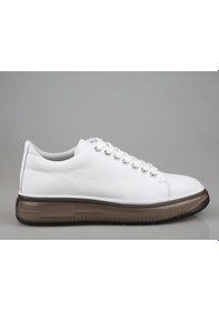 Resim Marcomen 19373 Hakiki Deri Beyaz Erkek Günlük Ayakkabı Beyaz 