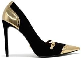 Resim Jabotter Livora Süet - Rugan 10 Cm Stiletto 