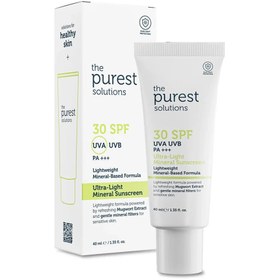 Resim The Purest Solutions Ultra-Light Mineral Sunscreen SPF30 Güneş Koruyucu Krem 40 ml 