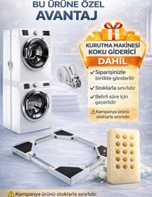 Resim ÖZ BEYAZ EŞYA TKF 8455 KURUTMA MAKİNESİ KURUTMA MAKİNASI BİRLEŞTİRME APARATI(KOKU HEDİYE) 