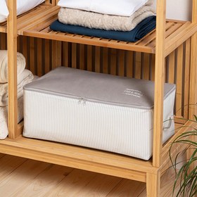 Resim Ocean Home Orta Boy Gri Çizgili Stuff & Things Hurç 52 x 28 x 21 cm 