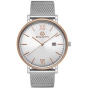 Resim Bigotti Erkek Kol Saati Esbg.b.10300.4 Hasır Kordon 41 Mm Kasa Çapı Gümüş 