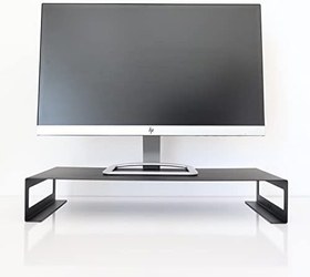 Resim Hanwood Metal Monitör Standı - Siyah - Monitör Yükseltici - Laptop Standı - Organizer - SMS1BL 