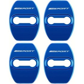 Resim Gateesat Toyota Yaris, Camry, Tacoma, Rav4, Corolla İçin 4 Parça Araç Aksesuar Seti, Mavi Kilit Koruma Stil B 