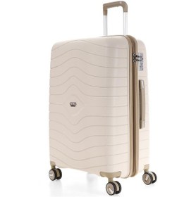 Resim Ççs 5242 Polipropilen Körüklü Orta Boy Valiz-beyaz Beyaz 