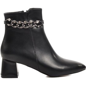 Resim Siyah Poliüretan Kadın Bot 266 Z Siyah 