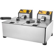 Resim Remta 5+5 Lt Çiftli Elektrikli Fritöz 