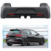 Resim Volksvagen Golf 6 Mk6 2010-2011-2012 R20 Arka Tampon 
