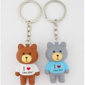 Resim İkili Ayıcık Figürlü Sevgili Anahtarlığı 83036184 