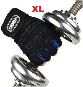 Resim BGA Bisiklet eldiveni spor halter fitness bilek sarış bantlı egzersiz eldiveni 