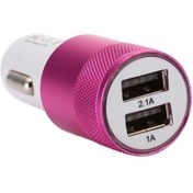 Resim Çakmak Soketi Çift Usb'Li-Pembe \u002F Icca84-3 
