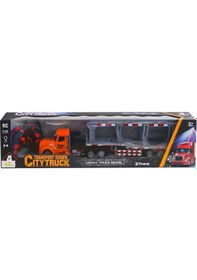 Resim La012-3 Kumandalı Şarjlı Işıklı Transport Tır 1:32 -limon Oyuncak 