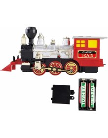 Resim Sunman Sesli ve Işıklı Klasik Tren Seti - 16 Parça 