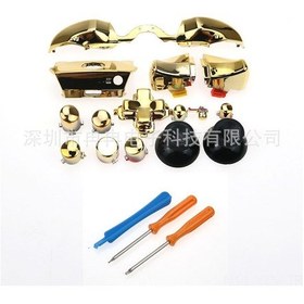 Resim Geeksen Xbox One Elite Kumanda Düğme Kapağı - Dayanıklı Altın Kaplama Lb Rb Buton Kılıfı + T6t8 Tornavida Seti Optik 