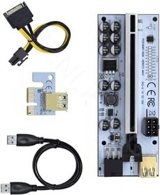 Resim ZAUSS 10 Kapasitörlü Riser V012 Max 10 Ekran Kartı Yükseltici PCI-E x16 