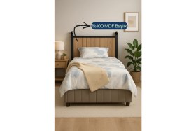 Resim Arion Kids Alin Wood MDF Başlık 120'lik Bazalar İçin | 137 Cm Genişliğinde 