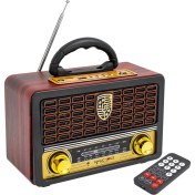 Resim Renkli Kablosuz Bluetooth Radyo, Usb/sd/fm, Nostaljik Tasarım 