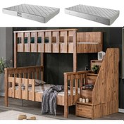 Resim Setaymobilya Mdf Profil Ranza, Deluxe Ayrılabilir Ranza - Ceviz + 2 Adet Yatak (414121097) 