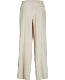 Resim Jack & Jones Kadın Keten Karışımlı Pantolon - Breeze - 12269769 Feather Gray 