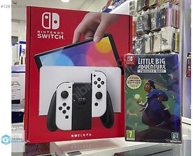 Resim Nintendo Switch Oled SIFIR - Little Big Adventure - Takas -KURYE 