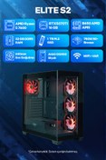 Resim Game Garaj Elite S2 AMD Ryzen 5 7600 32GB RAM 1TB SSD RTX5070Ti 240mm Sıvı Soğutma FreeDOS Oyuncu Tavsiye 