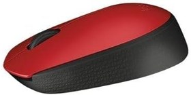Resim Logitech M171 Kablosuz Mouse, PC, Mac, Dizüstü Bilgisayar için, 2,4 GHz, USB Mini Alıcılı, Optik İzleme, 12 Aylık Pil Ömrü, Sağ ve Sol Elle Kullanıma Uygun, Kırmızı 