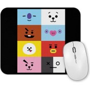 Resim Baskı Dükkanı Bts BT21 Mouse Pad 