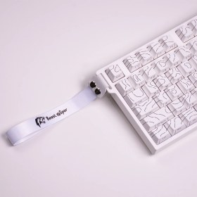 Resim Beast eSpor Beast R75 He Pro Kablosuz 8k Hz Manyetik Switch Klavye ( Beyaz ) 