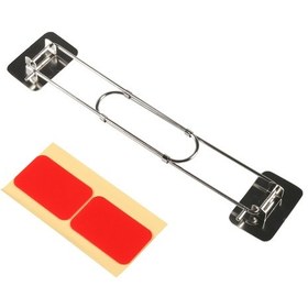 Resim Rv Camper Van Paslanmaz Çelik 304 Duş Köşesi Depolama Çubuğu Gümüş 