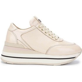 Resim Tamer Tanca Kadın Hakiki Deri Bej Rugan Sneakers & Spor Ayakkabı 923 1200 Bn Ayk Y25 Bej Rgn Bej 