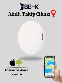 Resim HBB-K Tag Beyaz Ios & Android Uyumlu Airtag Akıllı Gps Takip Cihazı 