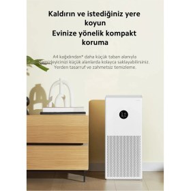 Resim Xiaomi 43 M² 3 Katmanlı Güçlü Filtreli Akıllı Kontrollü Hava Temizleyici ve Nemlendirici Beyaz Nem Wi-Fi Uygulama Filtre 