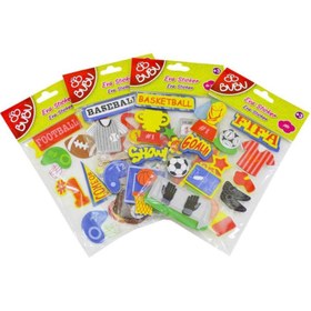 Resim Bubu Bu-bu Eva 3d Eva Sticker Spor Sts018 